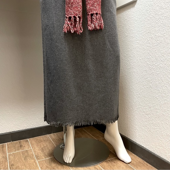 Eddie Bauer ❄️ Winter Warm Wool Blend Fringe Skirt & Scarf Bundle Sz 8/M - Picture 2 of 11